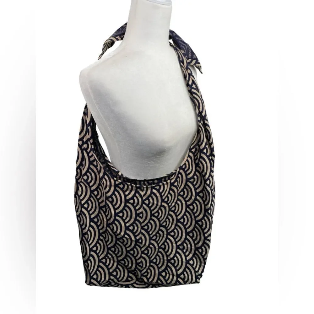 Boho Fabric Paisley Bag Large